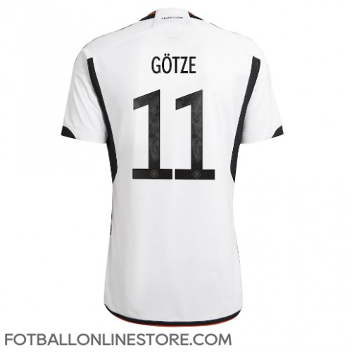 Billige Tyskland Mario Gotze #11 Hjemmetrøye VM 2022 Kortermet
